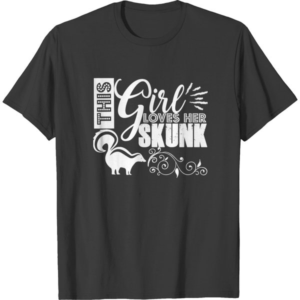 This Girl Loves Skunk Shirt T-Shirt-image