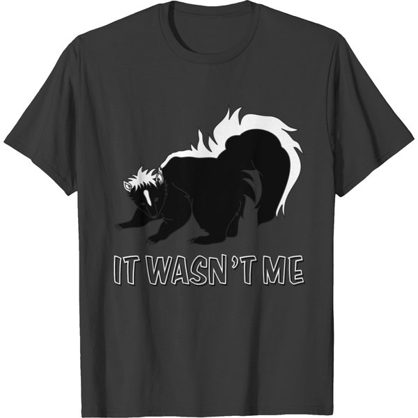 Funny Skunk - It Wasn't Me - Stinky Smell T-Shirt-image
