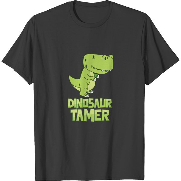 Dinosaur Reptile Tamer Evolution Funny Dino Claws T-Shirt-image