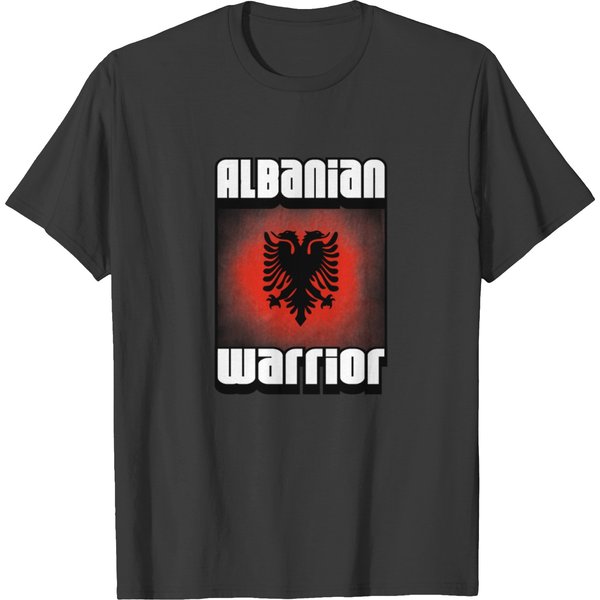 Albanian Warrior Albanian Eagle T Shirt T-Shirt-image