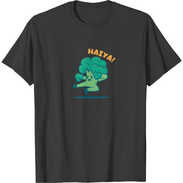 Broccoli Karate Kung Fu Haiya T-Shirt-image