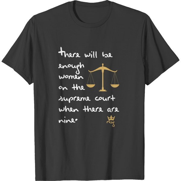 When There Are Nine Ruth Bader Ginsburg T-Shirt-image