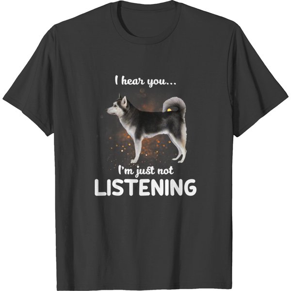 Alaskan Klee Kai I Hear You Not Listening Dog T-Shirt-image