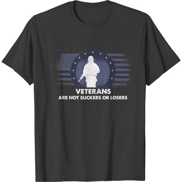 Veterans Are Not Suckers Losers T-Shirt-image