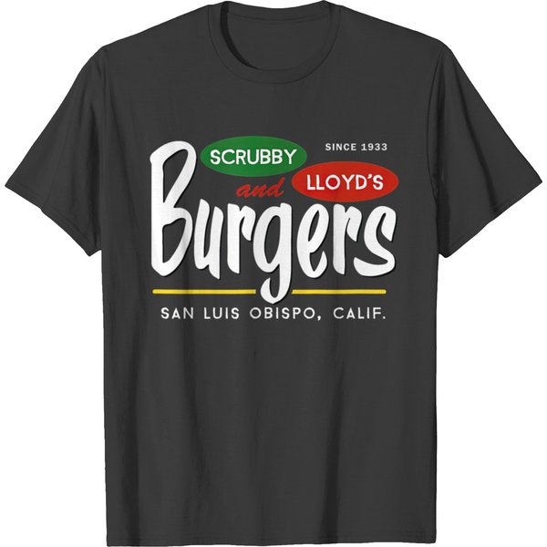 Scrubby Lloyds Burgers San Luis Obispo California T-Shirt-image