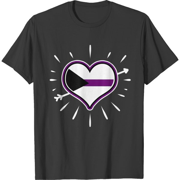 Demisexual Heart Demisexual Pride T T-Shirt-image