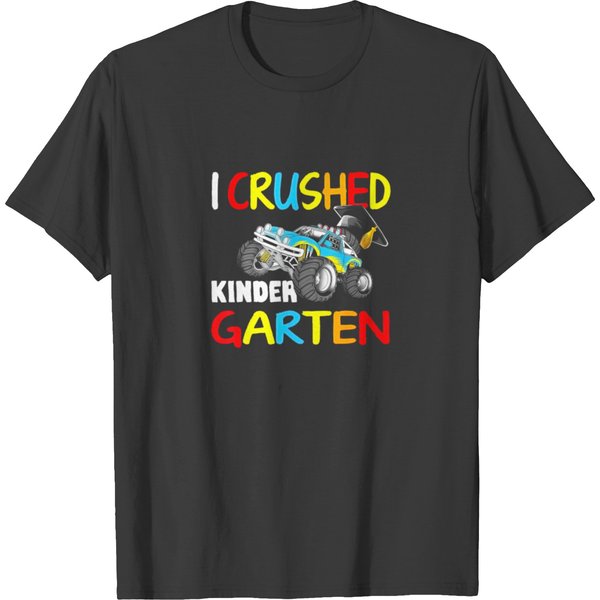 I Crushed Kindergarten Gift Graduation Boys T-Shirt-image