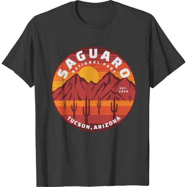 Saguaro National Park Cactus Graphic T-Shirt-image