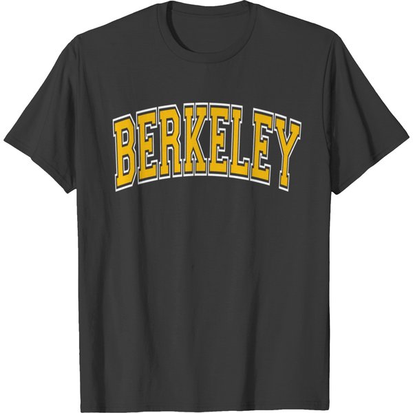 Berkeley Varsity Style Amber Text T-Shirt-image