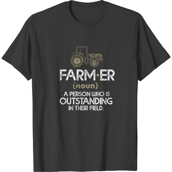 Outstanding Farmer Farming Funny Ranch Farmland Ow T-Shirt-image