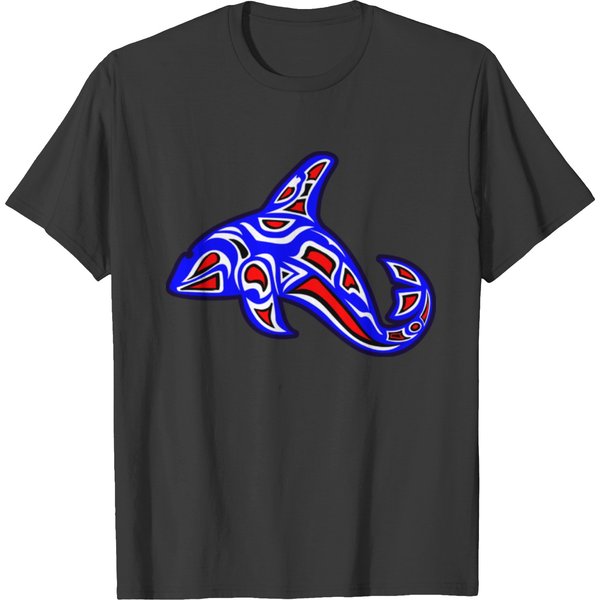 Native American Orca For Tribal Art Lover T-Shirt-image