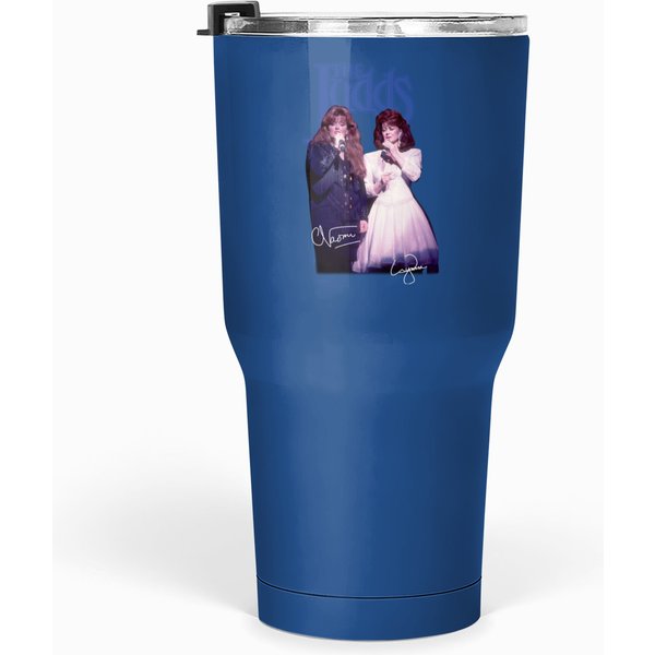 The Judds Band Wynonna Judd Naomi Judd Signature Tumblers 30 Oz, The Judds Final Tour 2023 Tumblers 30 Oz,-image