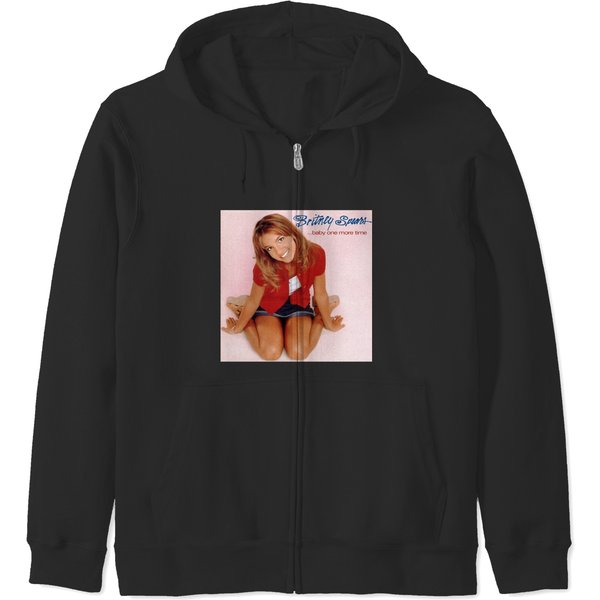 Britney One More Time Spears Zip Hoodies-image