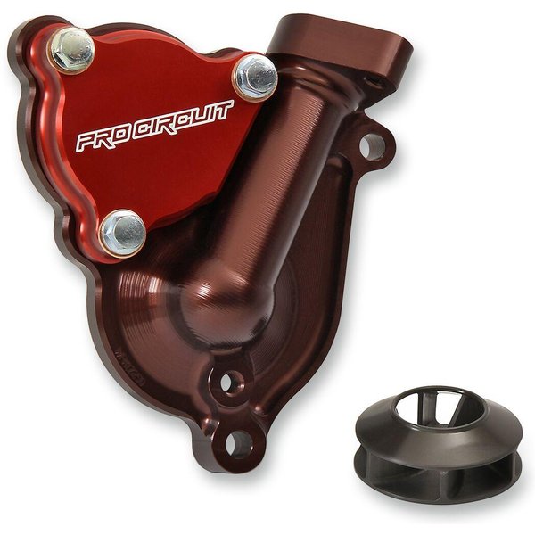 WPK17250 - Pro Circuit Water Pump Cover with Impeller For Kawasaki KXF250 2017-2020 - Machined