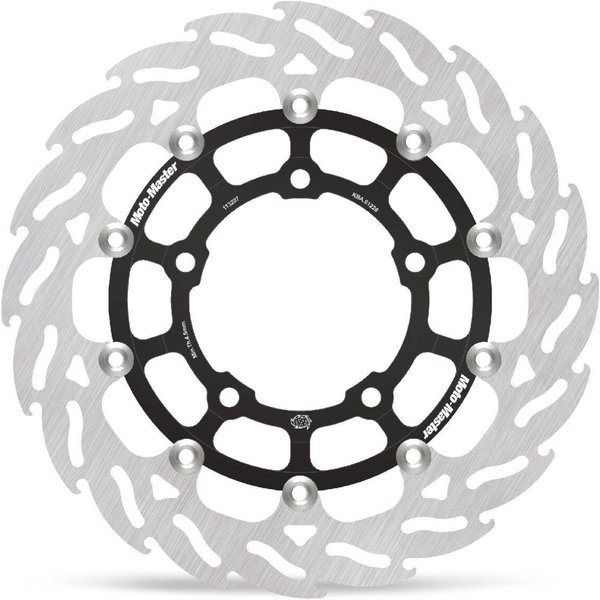 113207 - Moto Master Flame Series Floating Brake Disc For Honda CBR 650 R - Black/Silver