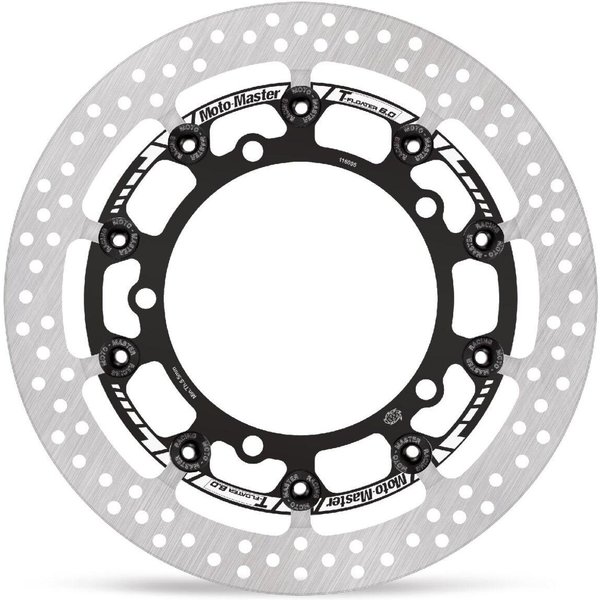 116095 - Moto Master HALO series T-Floater Brake Disc For Kawasaki Z 400 - Black