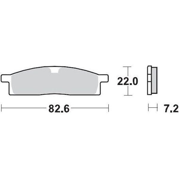 91212 - Moto Master Racing GP SinterPRO Brake Pads For Yamaha YZ85