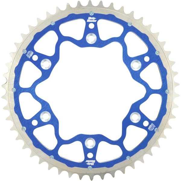 62.012.34.49 - Moto Master Fusion Dual Rear Sprocket For Husqvarna CR125 1991-2013 Rear Blue 49T