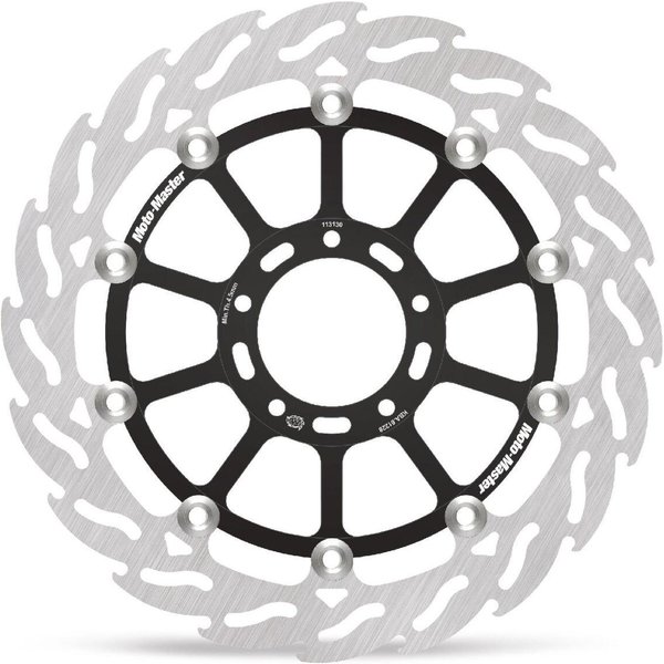 113130 - Moto Master Flame Series Floating Brake Disc For Ducati XDIAVEL 1262S - Black