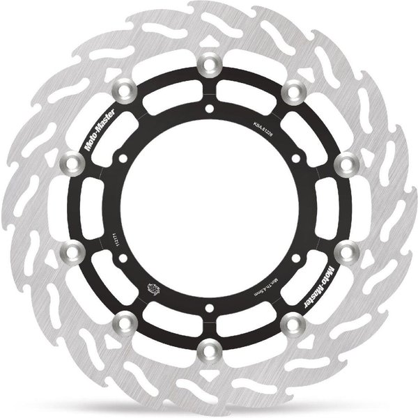 112171 - Moto Master Flame Series Floating Brake Disc For Husqvarna NORDEN 901 - Black/Silver