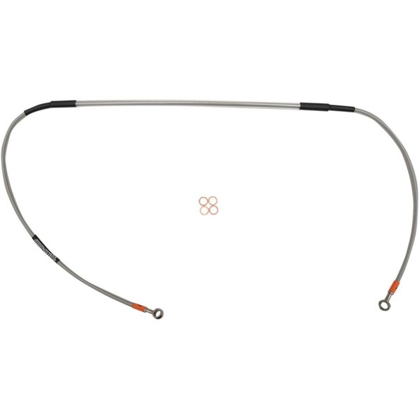212005 - Moto Master Stainless Steel Brake Hose For Honda CR125 1995-2007 Front - Silver