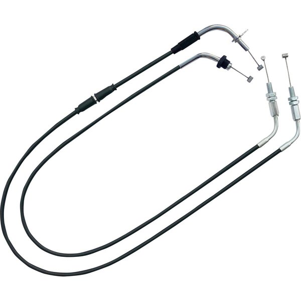 Y01-4-120-BK - Venhill Throttle Cable For Yamaha XVS 650 1998-2000 - Black