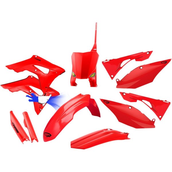 1CYC-9320-32 - Cycra Powerflow Plastics Kit For Honda CRF450R 2017-2020 - Red