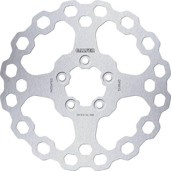 DF681Q - DF681Q - Galfer Cubiq Rear Brake Disc - Harley Davidson XLH 883 1986-2003