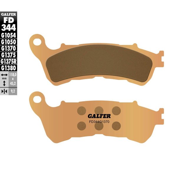 FD344G1370 - Galfer HH Sintered Brake Pads For Honda CB1000R ABS 2008-2024 - Front