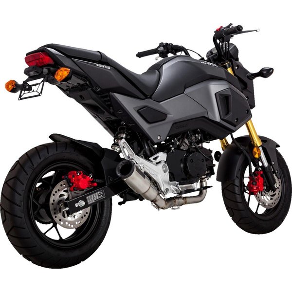 14333 - Vance & Hines Hi-Output Holligan Exhaust System For Honda MSX125 2017-2020 - Brushed