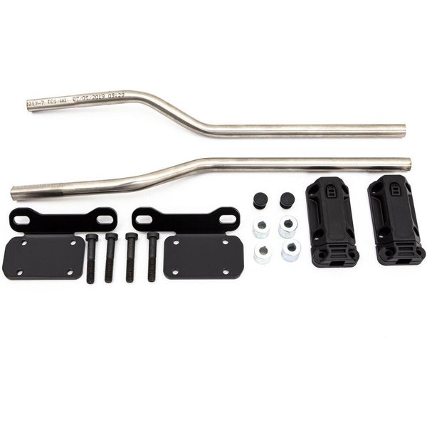 HTA.01.740.80101/B - SW Motech Blaze Panniers Spacer Bars For Honda CB1000R 2008-2017 Rear - Black/Silver