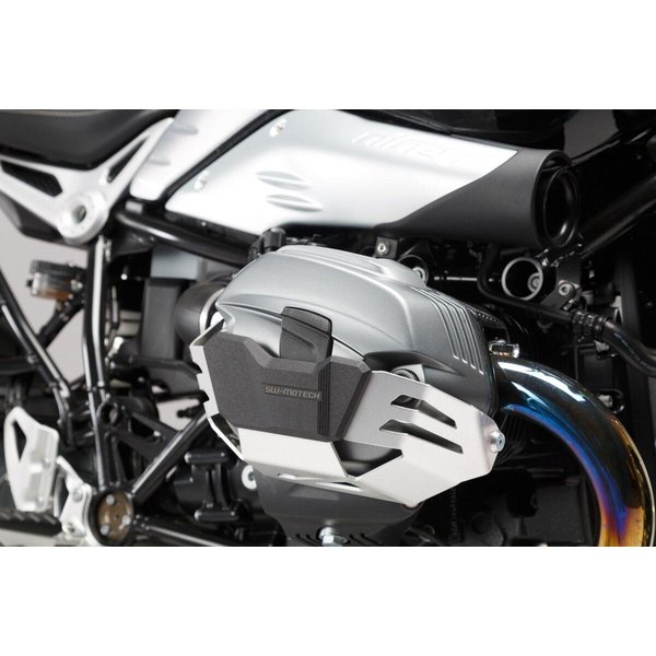 MSS.07.754.10000/S - SW Motech Cylinder Guard For BMW R 1200 GS 2009-2013 - Black/Brushed/Silver