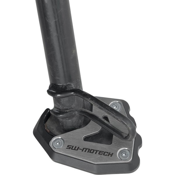 STS.11.842.10000 - SW Motech Side Stand Foot Extension For Triumph Trident 660 ABS 2021-2024 - Black/Silver