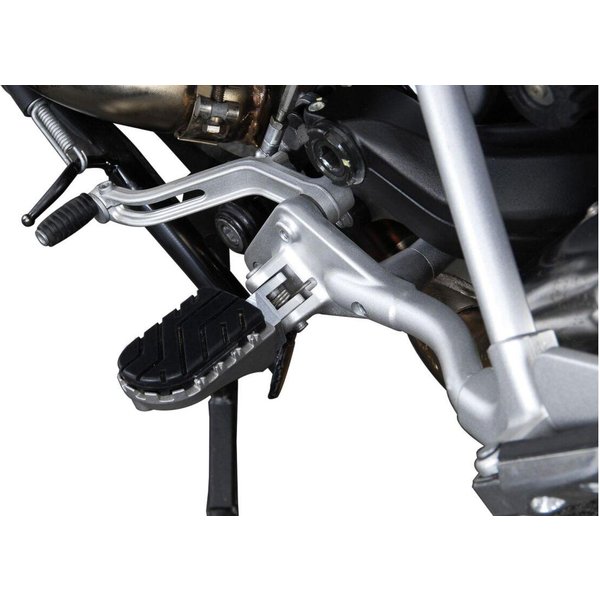 FRS.17.011.10001/S - SW Motech ION Footpegs For Suzuki DL 1000 2002-2007 - Black/Silver