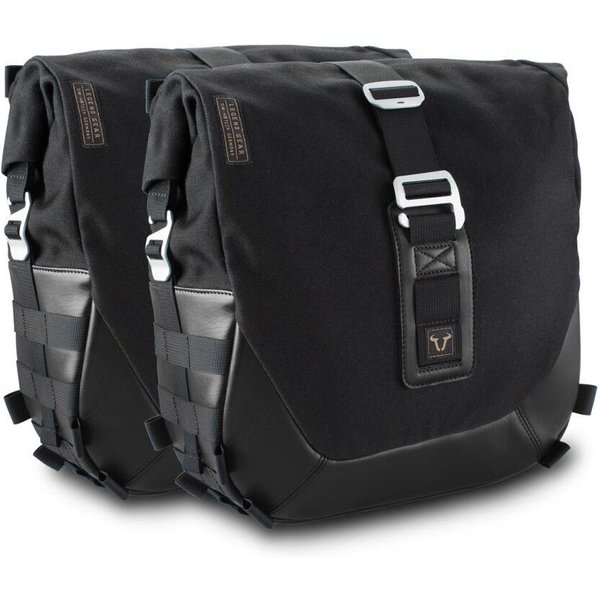 BC.HTA.08.855.20101 - SW Motech Legend Gear Side Pannier Bag System LC Edition For Kawasaki EN 650 2015-2016 - Black