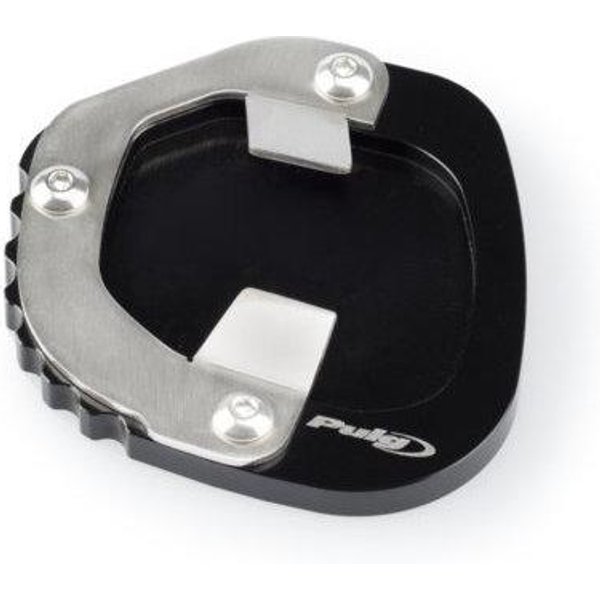 20298N - Puig Kickstand Extension Pad For Yamaha Tenere 700 2019-2025 - Black