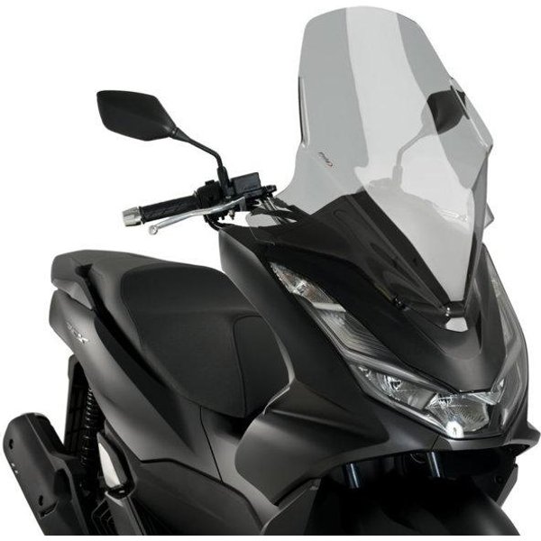 20637H - Puig V-Tech Line Touring Screen For Honda PCX 125 2021-2024 - Light Smoke