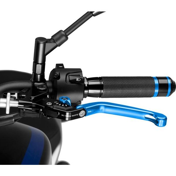 210AA - Puig Folding V3 Clutch Lever For Ducati 1098 2007-2008 - Blue With Blue Selector