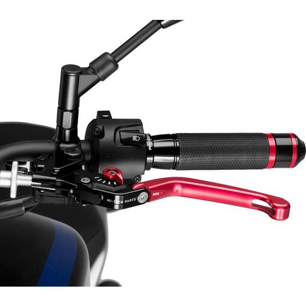 210RR - Puig Folding V3 Clutch Lever For Ducati 1098 2007-2008 - Red With Red Selector