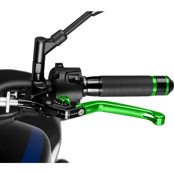 210VV - Puig Folding V3 Clutch Lever For Ducati 1098 2007-2008 - Green With Green Selector