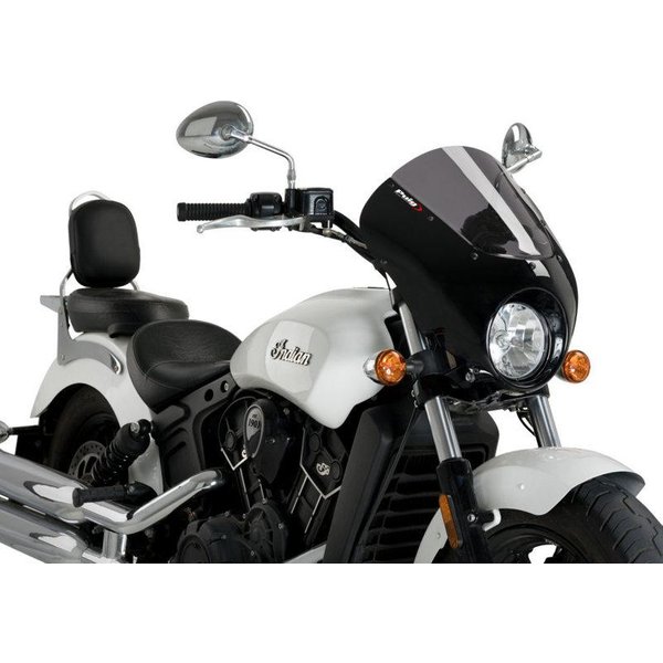 21106F - Puig Dark Night Screen For Indian Scout 2015-2025 - Dark Smoke