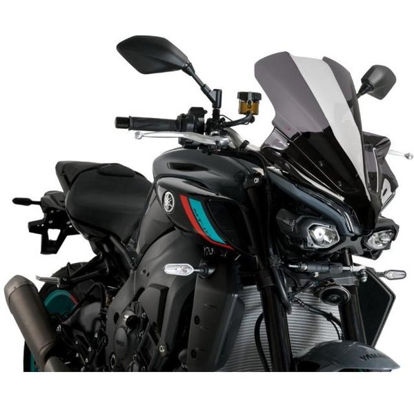 21362F - Puig New Generation Touring Screen For Yamaha MT-10 2022-2025 - Dark Smoke
