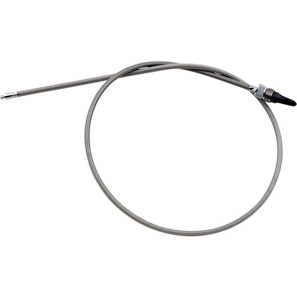 66-0135 - Motion Pro Armor Coat Braided Stainless Steel Speedometer Cable For Harley Davidson XLS 1000 1984-1985 - Chrome