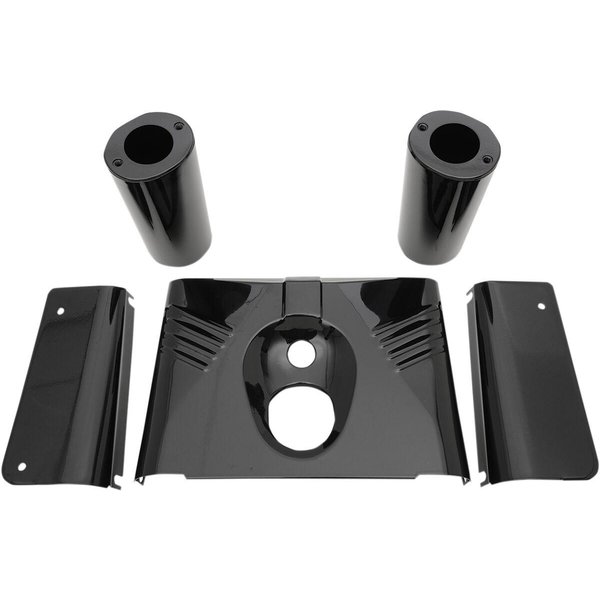 74157B - Drag Specialties Fork Tins For Harley Davidson FLS 1690 2012-2016 - Black