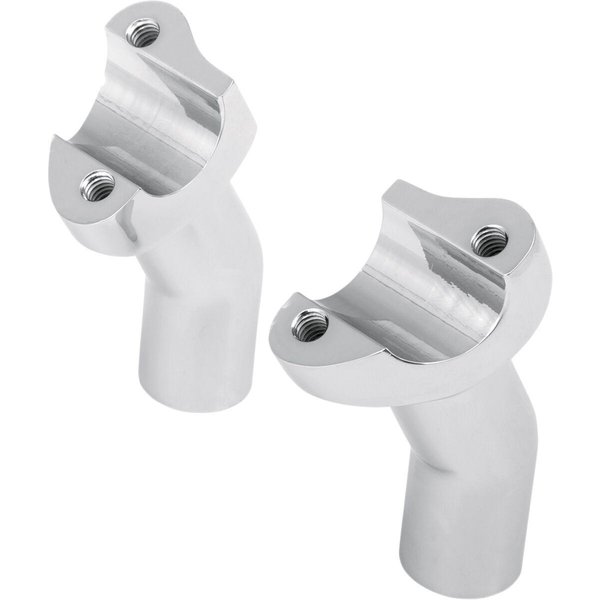 241600 - Drag Specialties Forged Aluminium Handlebar Riser 88.9 mm Rise - Chrome