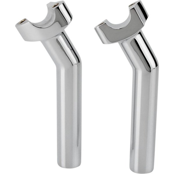 241603 - Drag Specialties Forged Aluminium Handlebar Riser 16.5 cm Rise - Chrome