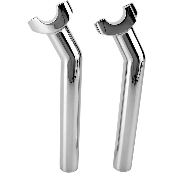 241604 - Drag Specialties Forged Aluminium Handlebar Riser 21.5 cm Rise - Chrome