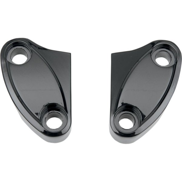 57-6029AB - Drag Specialties Handlebar Riser Clamps - Black