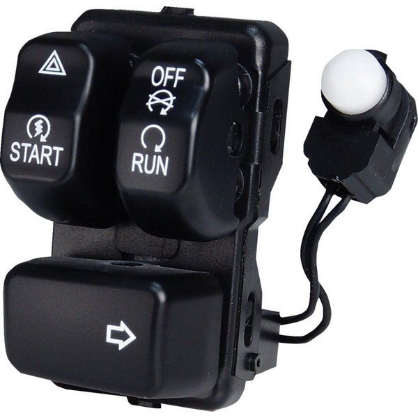 78590B - Drag Specialties Can Bus Handlebar Control Module For Harley Davidson FLD 1690 2012-2013 - Black