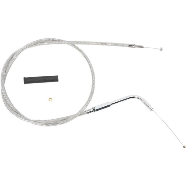 5342103B - Drag Specialties Braided Idle Cable For Harley Davidson FLD 1690 2012-2013 108 cm (42-1/2") - Silver/Unfinished